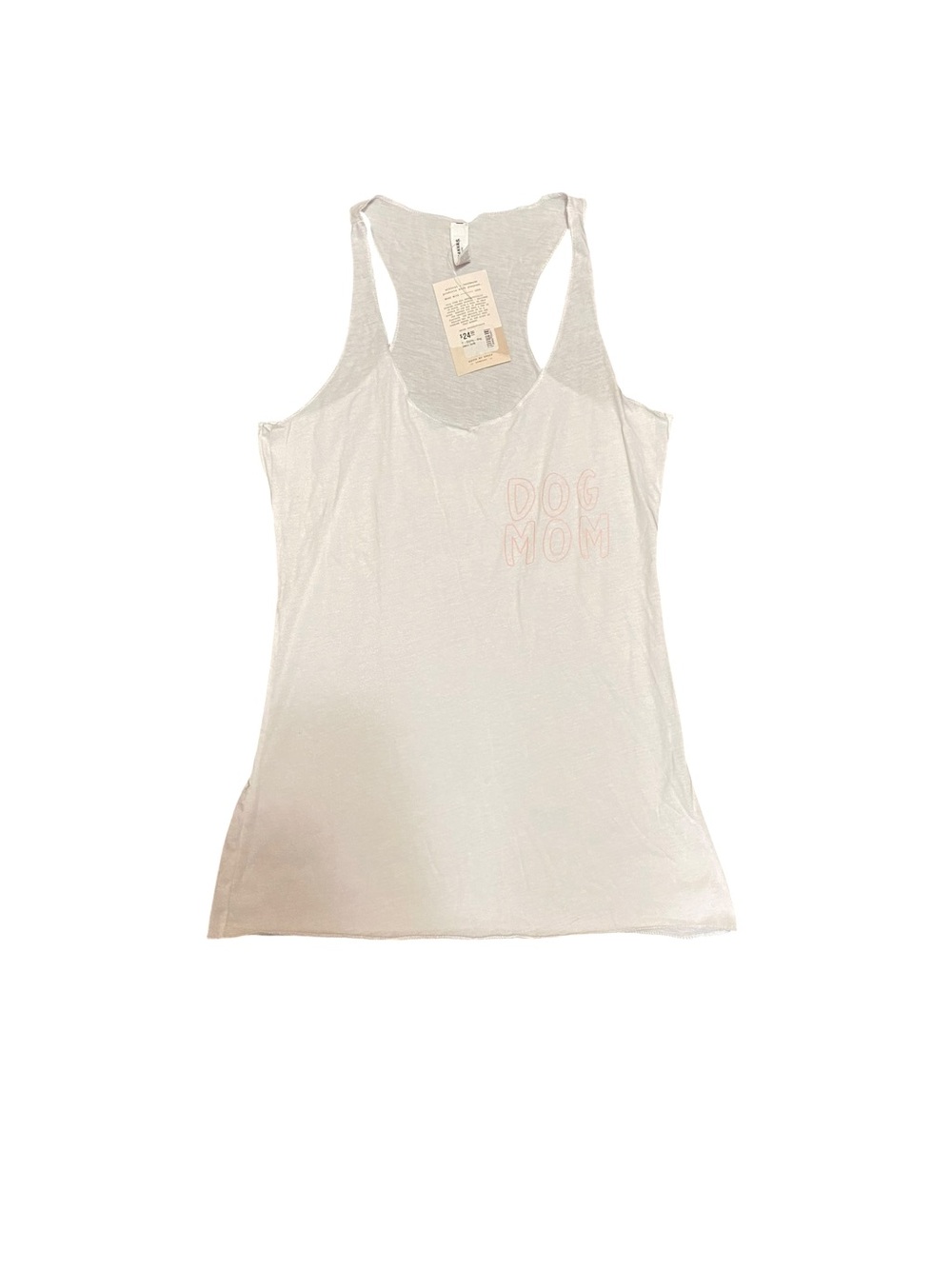 NWT Bella + Canvas dog mom Racerback tank top, size small